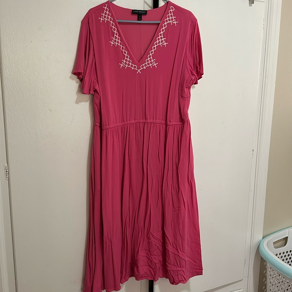 Fully lined pink dress